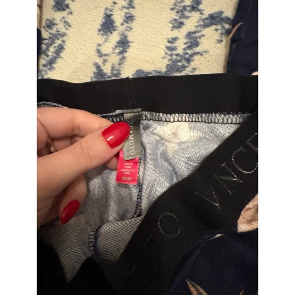 Blue and Pink Floral Vince Camino Jogger Sweatpants - Picture 4 of 4